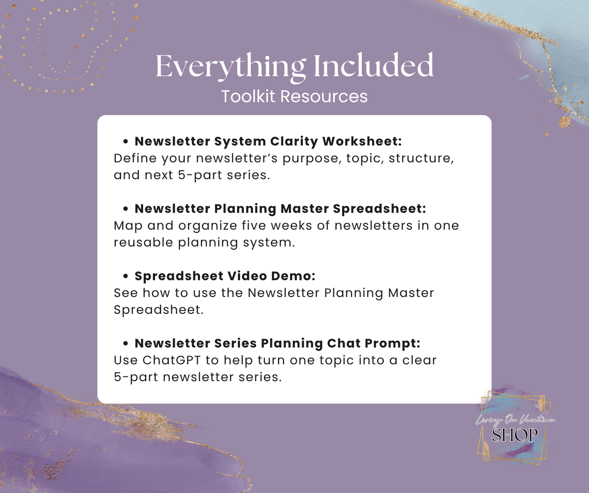 Sustainable Newsletter Planning Toolkit